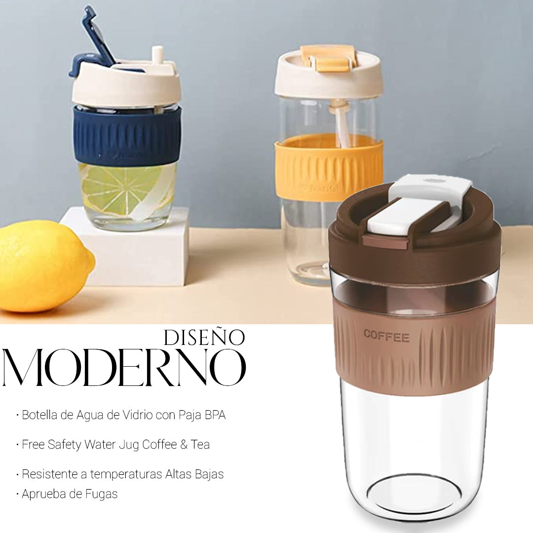 Set De Vasos (4pzas) Termo Portátil Antiderrame