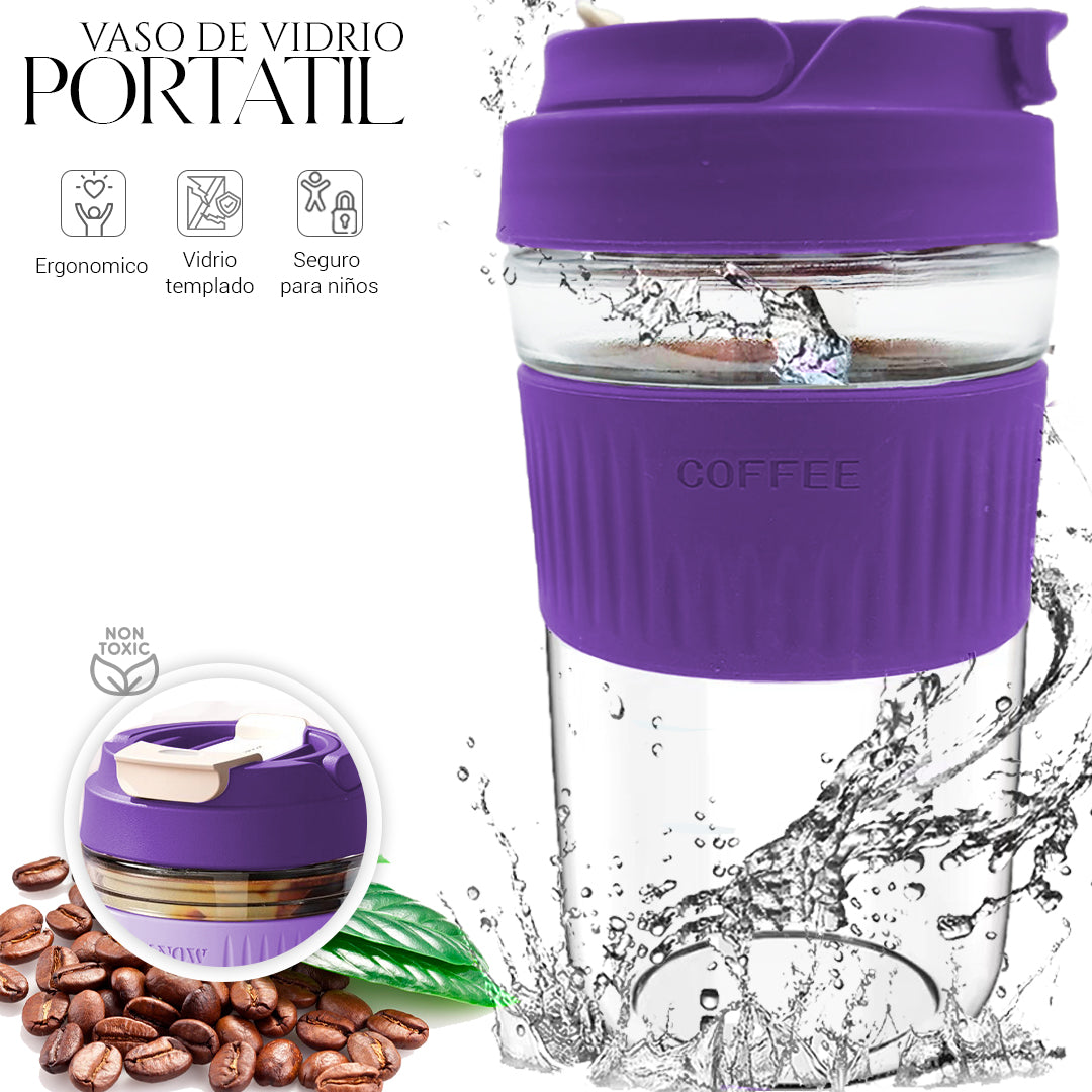 Set De Vasos (4pzas) Termo Portátil Antiderrame