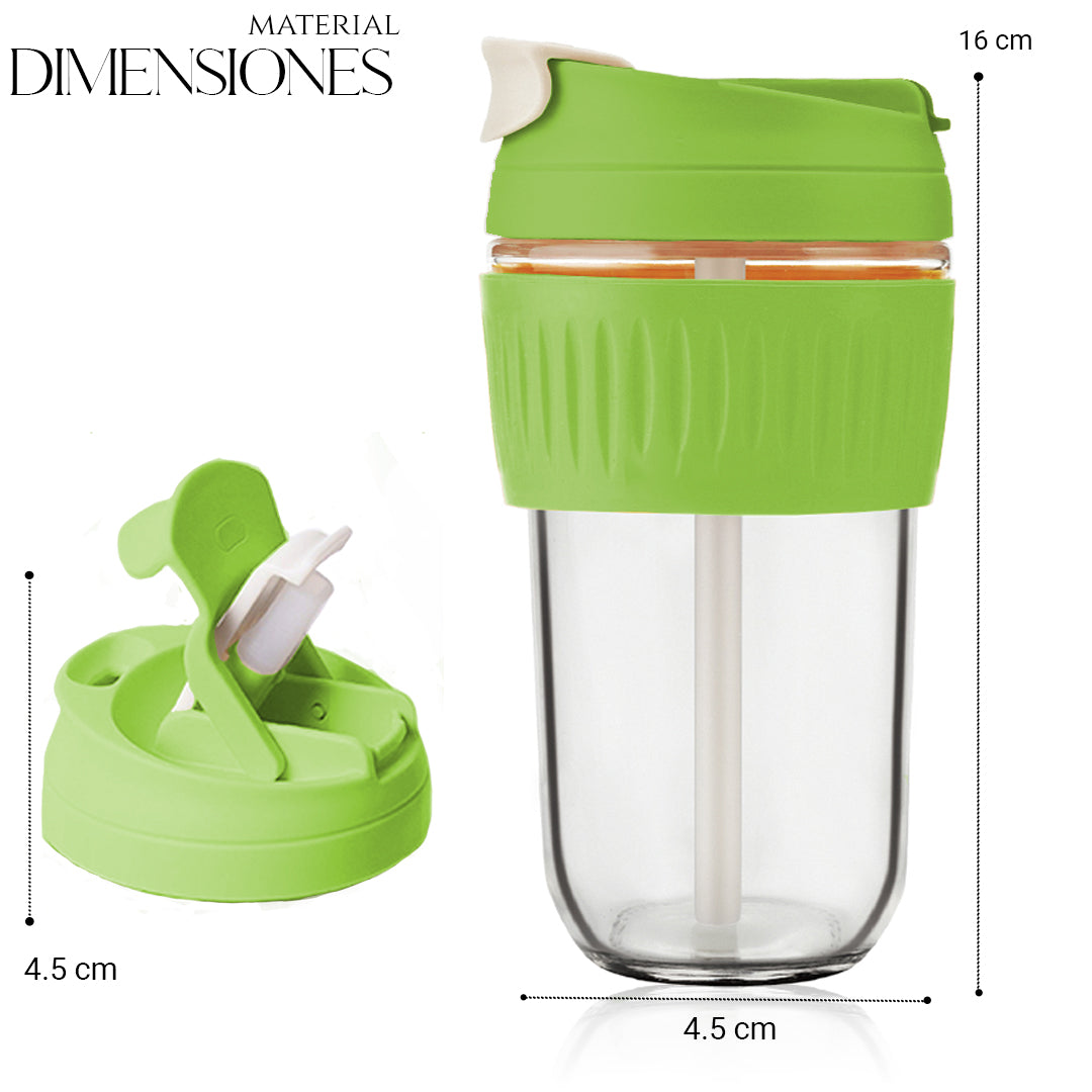 Set De Vasos (4pzas) Termo Portátil Antiderrame