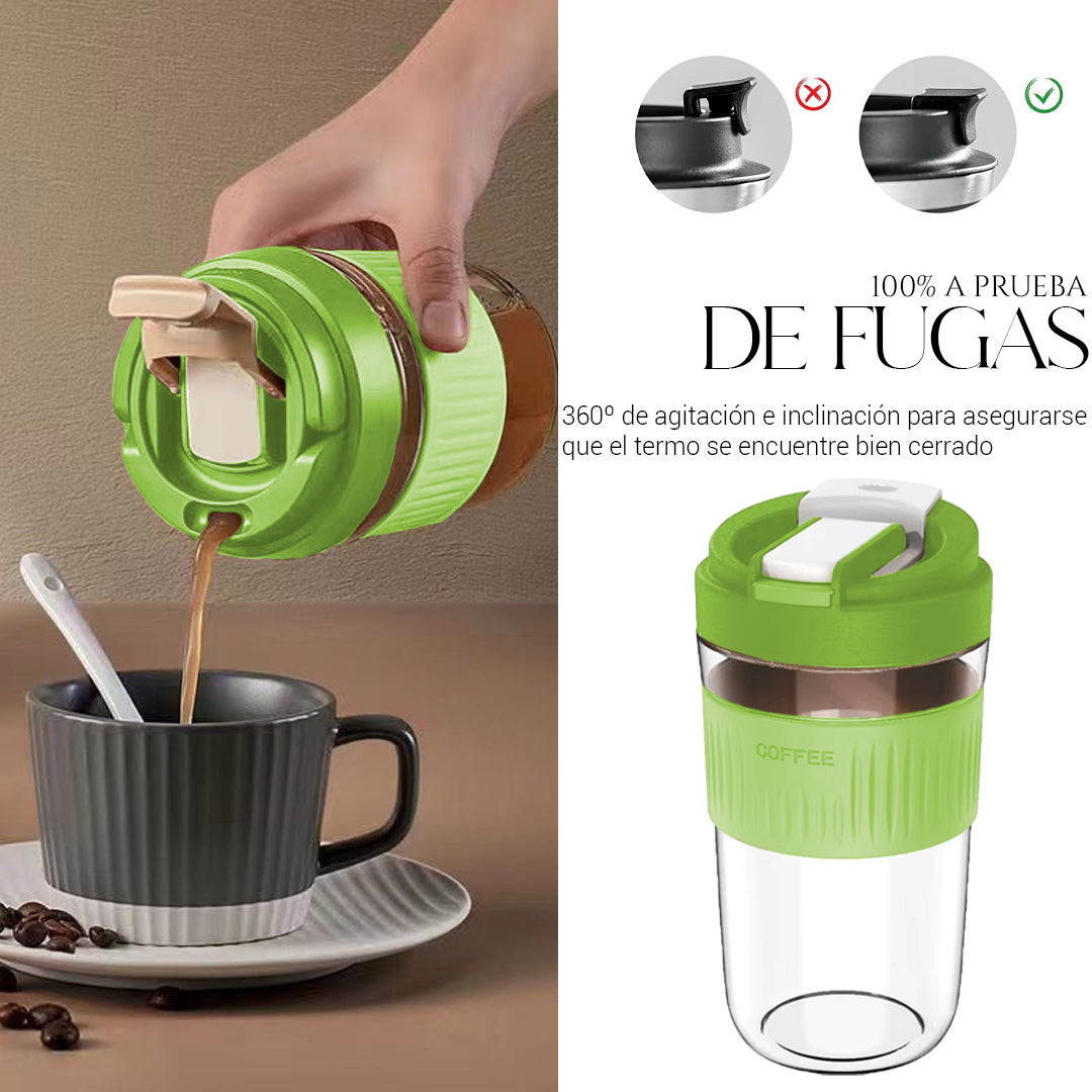 Set De Vasos (4pzas) Termo Portátil Antiderrame