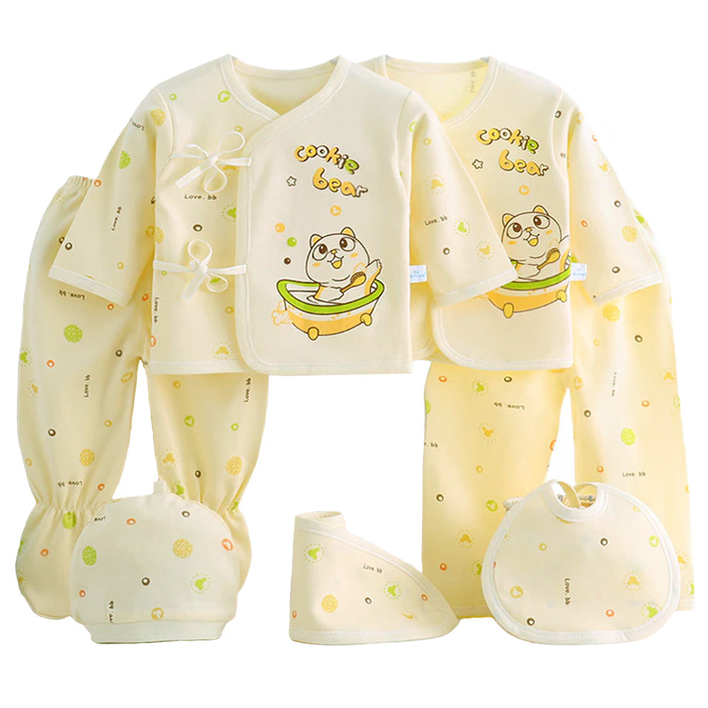 Set De Ropa Recién Nacido 0-3 Meses (7Pzas)