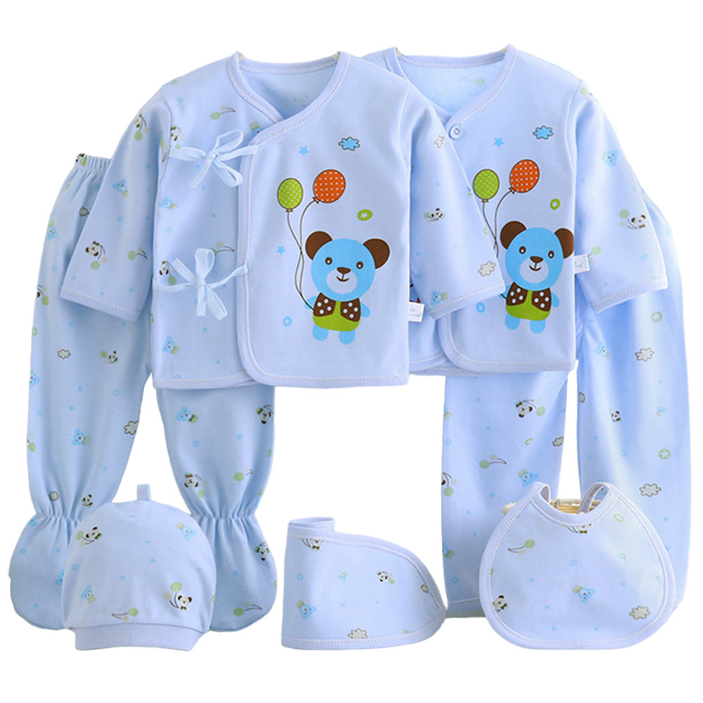 Set De Ropa Recién Nacido 0-3 Meses (7Pzas)