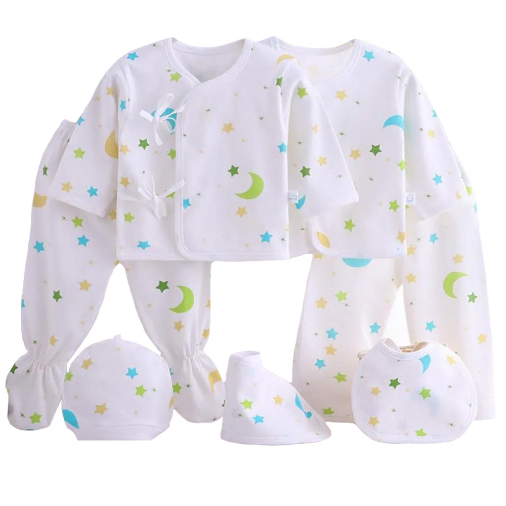Set De Ropa Recién Nacido 0-3 Meses (7Pzas)