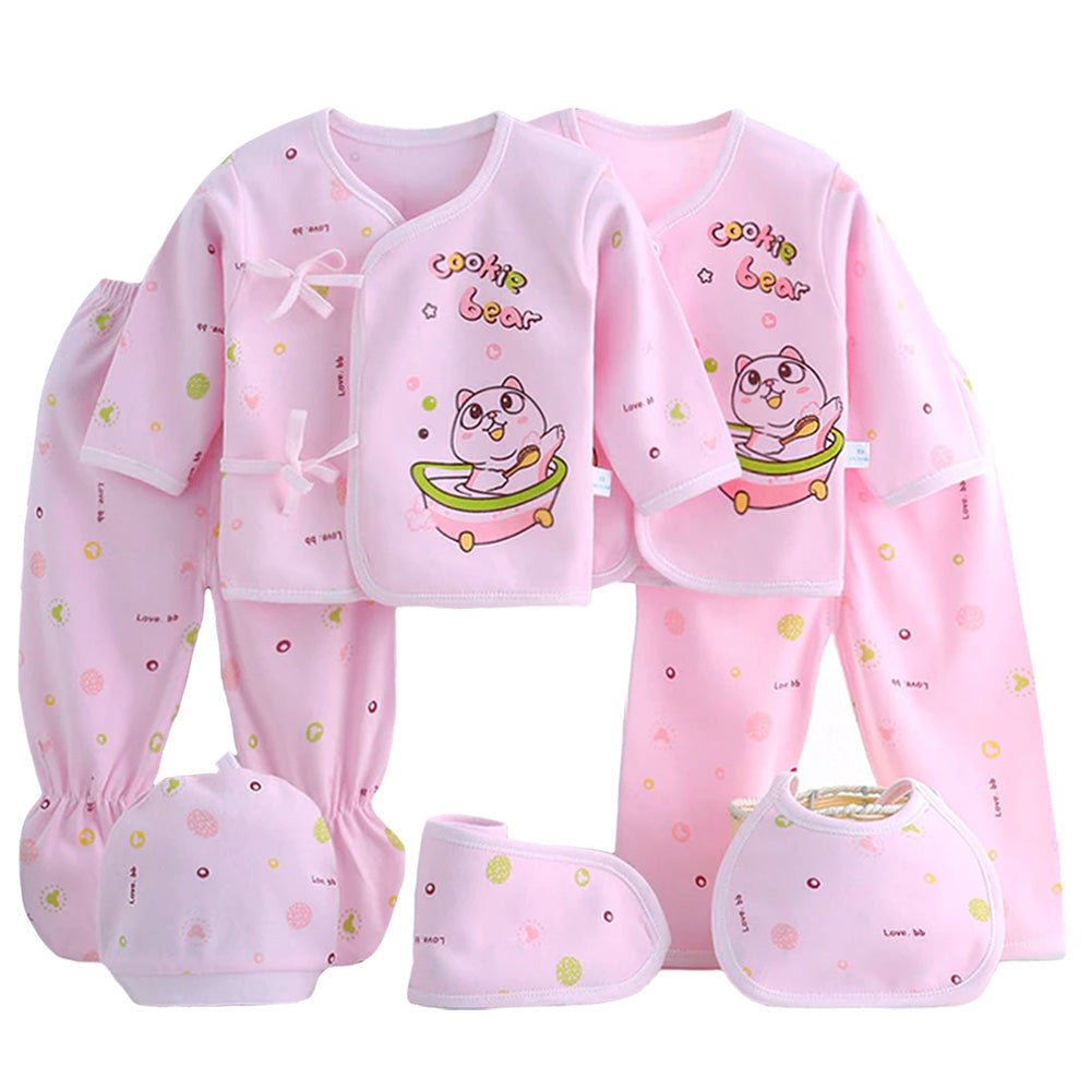 Set De Ropa Recién Nacido 0-3 Meses (7Pzas)