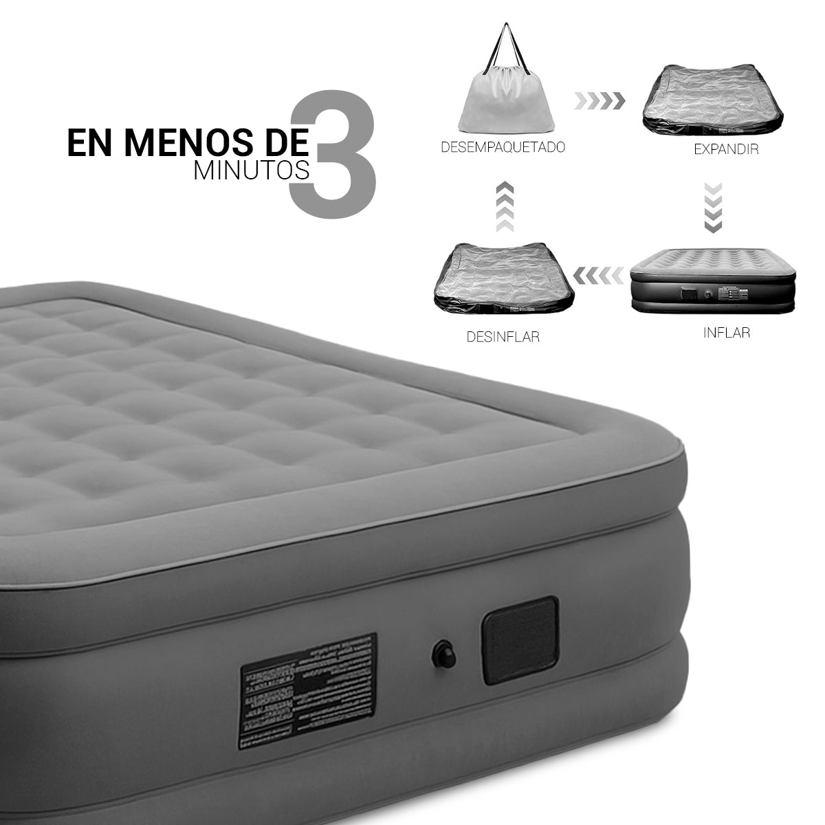 Colchón Inflable Queen Size