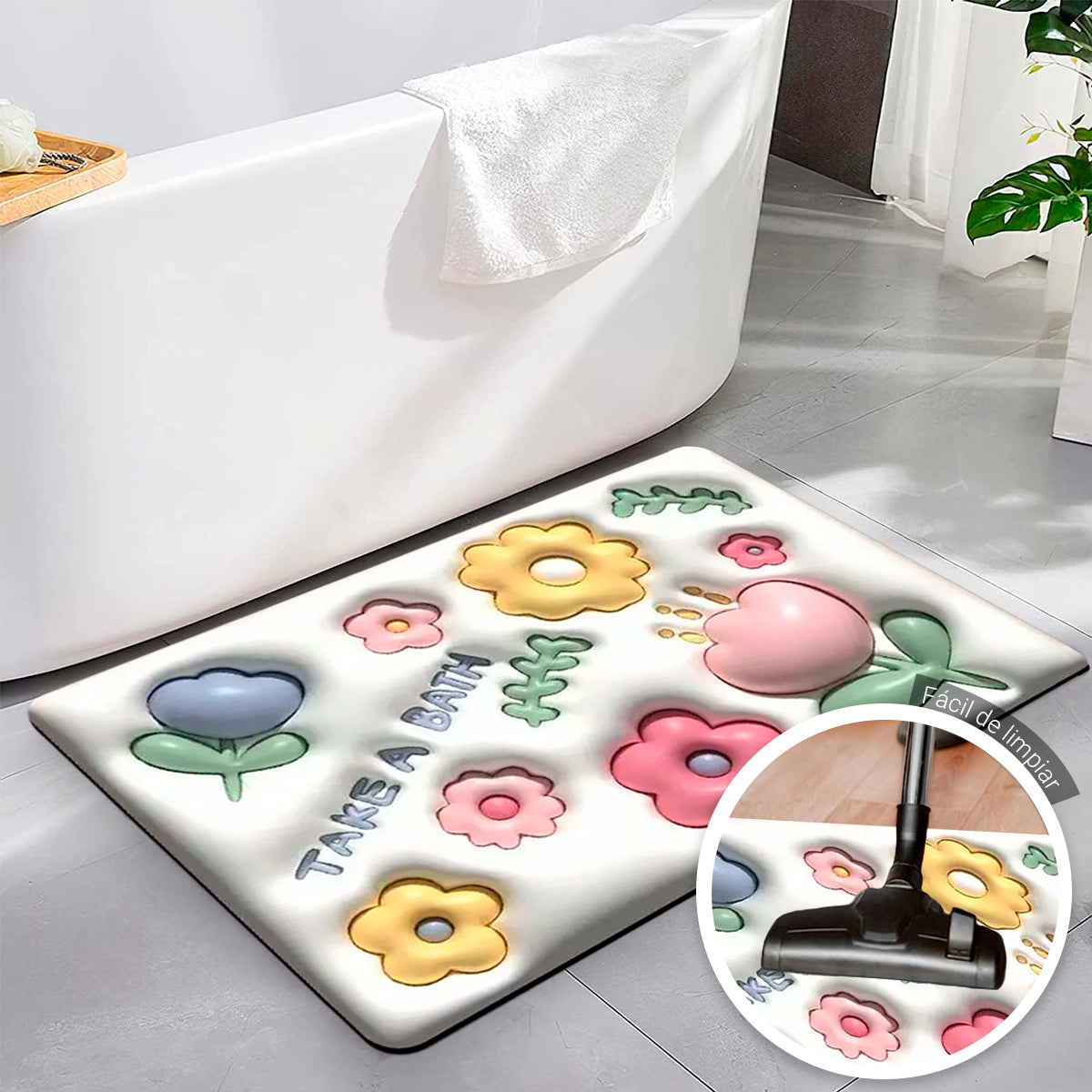 Tapete Para Baño Antiderrapante