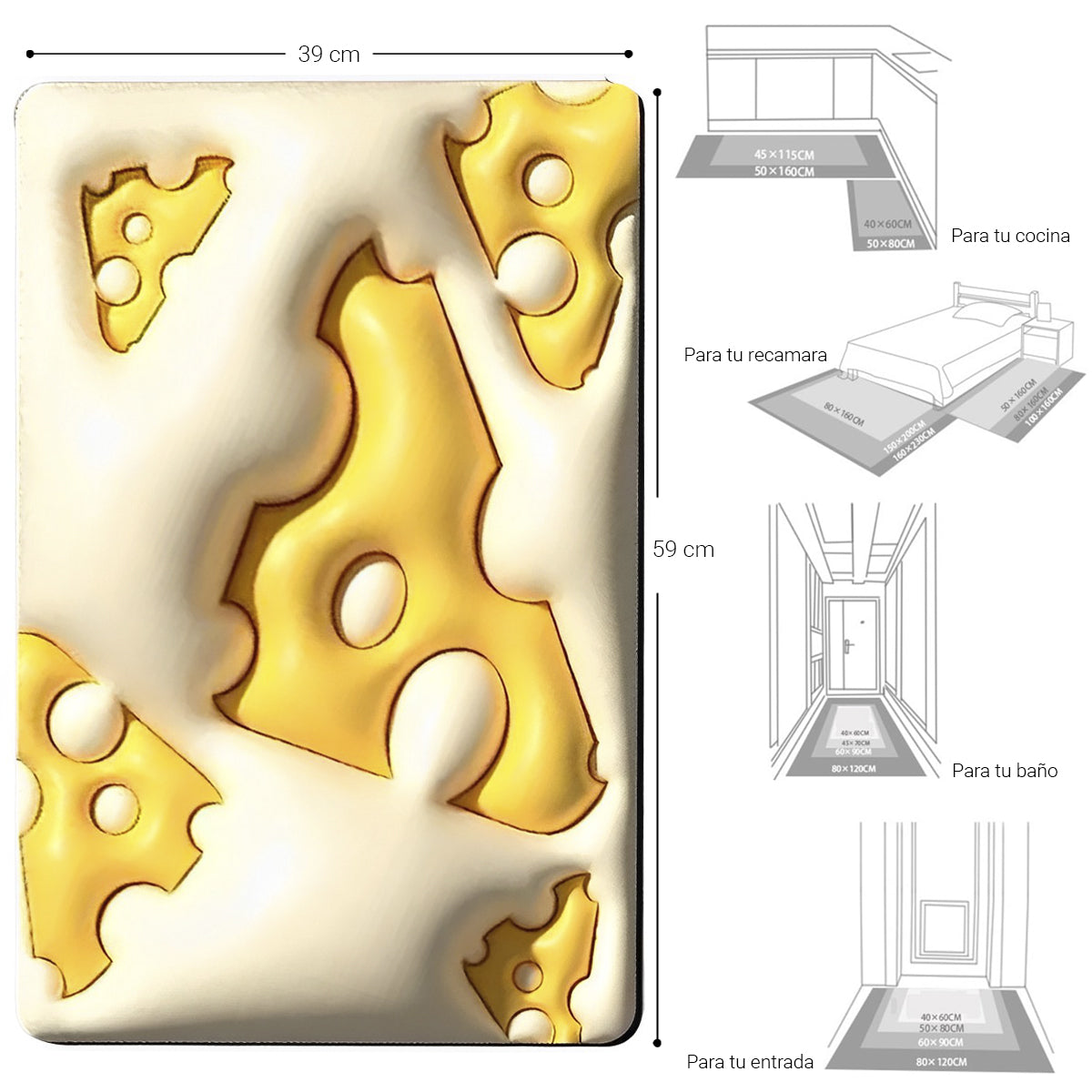 Tapete Para Baño Antiderrapante