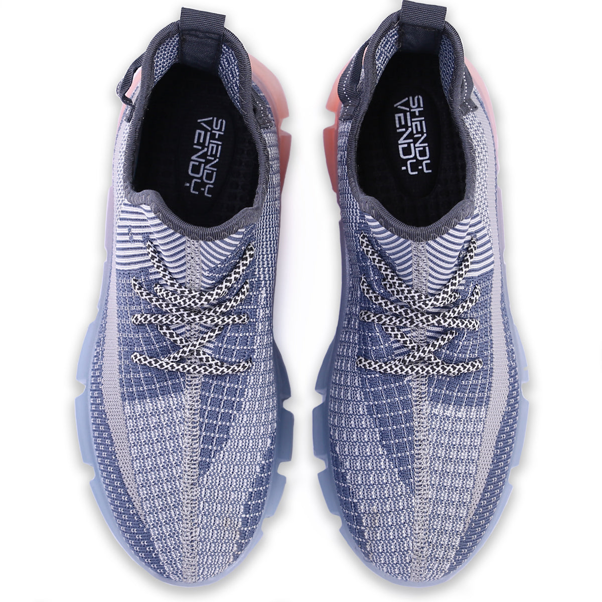 Zapatos para hombre de moda color solido, Zapatillas versatiles con cordones, Tenis adecuados para deportes de uso diario de moda