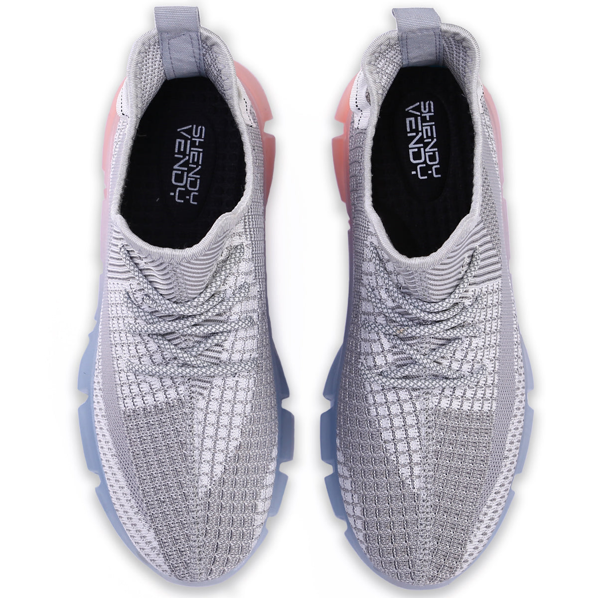 Zapatos para hombre de moda color solido, Zapatillas versatiles con cordones, Tenis adecuados para deportes de uso diario de moda