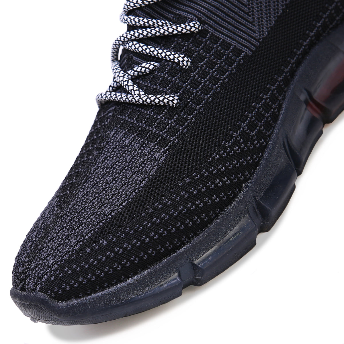 Zapatos para hombre de moda color solido, Zapatillas versatiles con cordones, Tenis adecuados para deportes de uso diario de moda