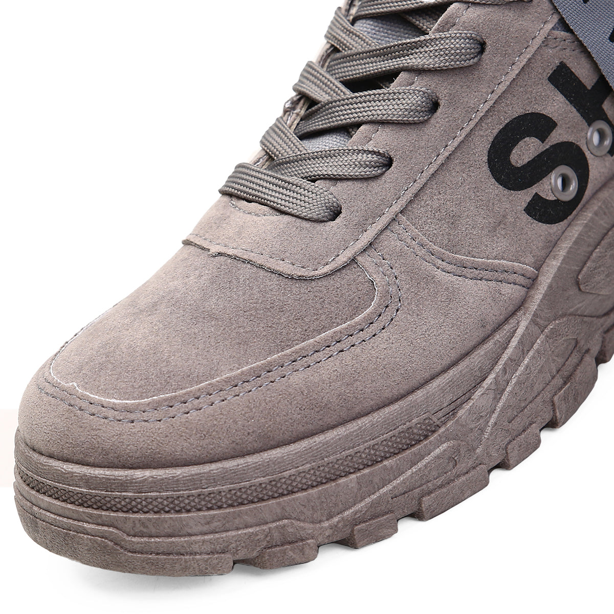 Bota Tenis para Hombre de Plataforma, Informales, Transpirable, Antideslizante, con Cordones, Zapatillas Duraderas para Actividades al Aire Libre, Ligeras para Exteriores, Estilo Urbano