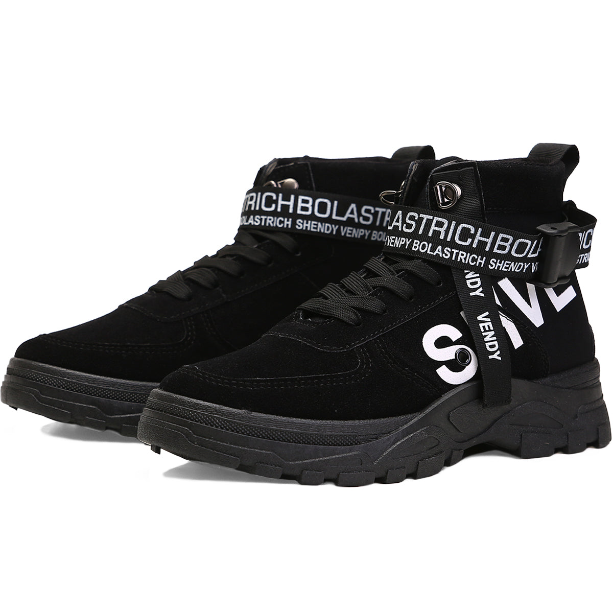 Bota Tenis para Hombre de Plataforma, Informales, Transpirable, Antideslizante, con Cordones, Zapatillas Duraderas para Actividades al Aire Libre, Ligeras para Exteriores, Estilo Urbano