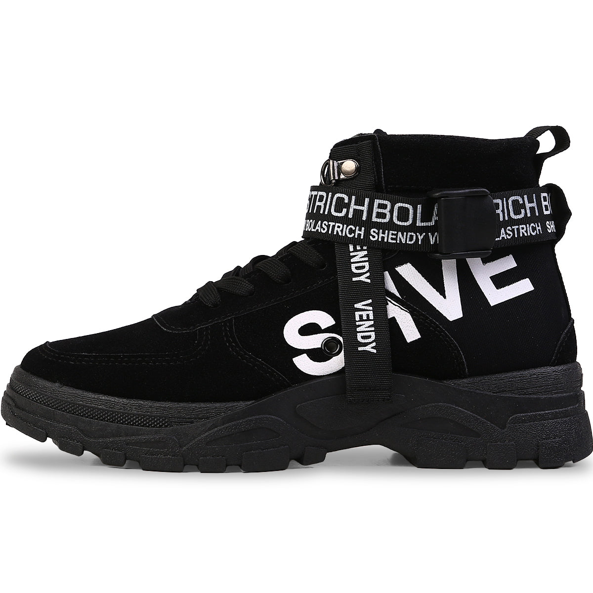 Bota Tenis para Hombre de Plataforma, Informales, Transpirable, Antideslizante, con Cordones, Zapatillas Duraderas para Actividades al Aire Libre, Ligeras para Exteriores, Estilo Urbano