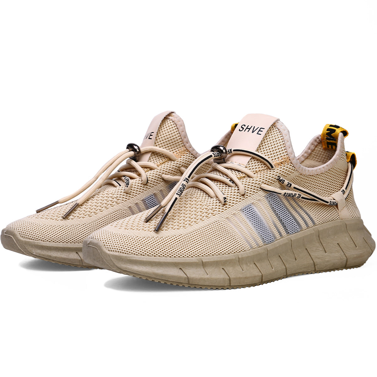 Zapatillas deportivas de malla transpirable para hombre, Zapatos deportivos ligeros para correr de hombre, Tenis casuales con suela engrosada de punta redonda para caminar, correr, ejercicio