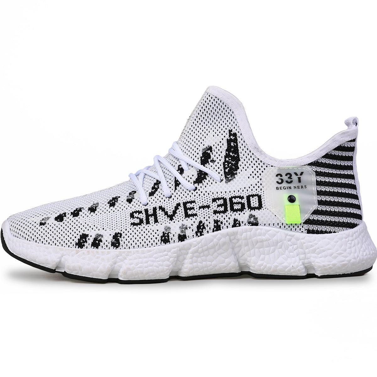 Zapatillas de deporte de moda para hombre de color solido, tela de malla liviana y transpirable, Suela suave comoda que brinda estabilidad, Tenis adecuado para caminar, deportes, correr, ejercicio, uso diario