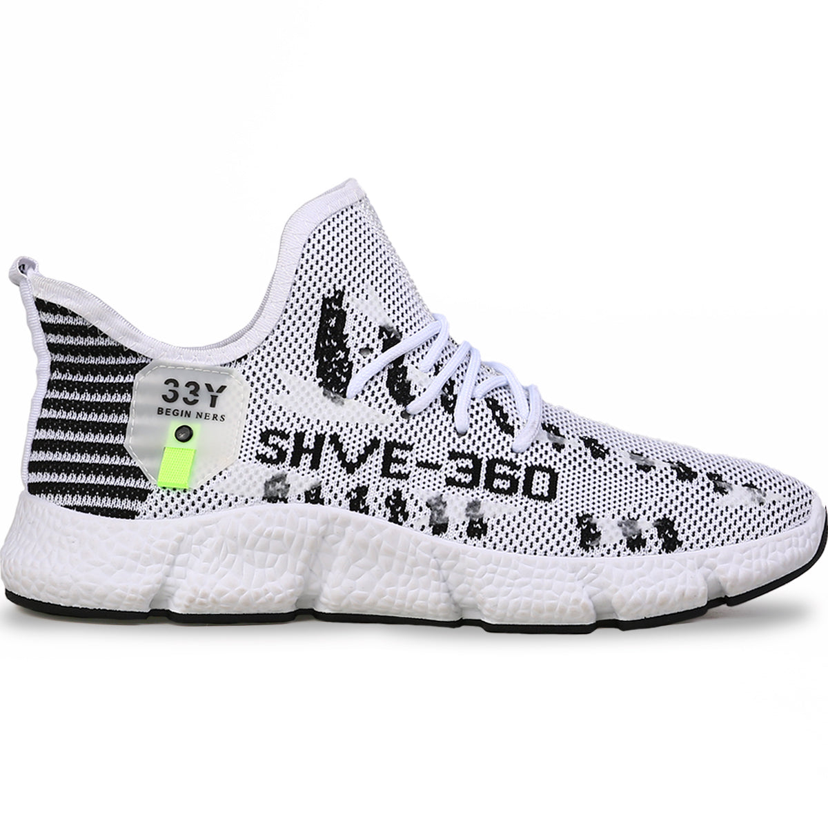 Zapatillas de deporte de moda para hombre de color solido, tela de malla liviana y transpirable, Suela suave comoda que brinda estabilidad, Tenis adecuado para caminar, deportes, correr, ejercicio, uso diario