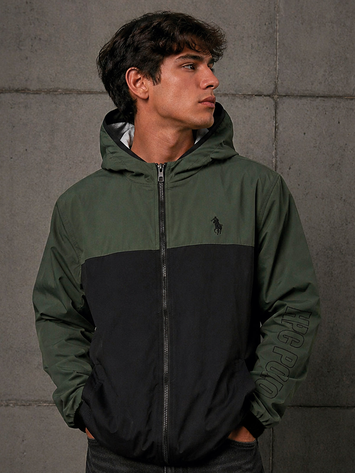 Chamarra Hpc Polo Rompevientos Para Hombre