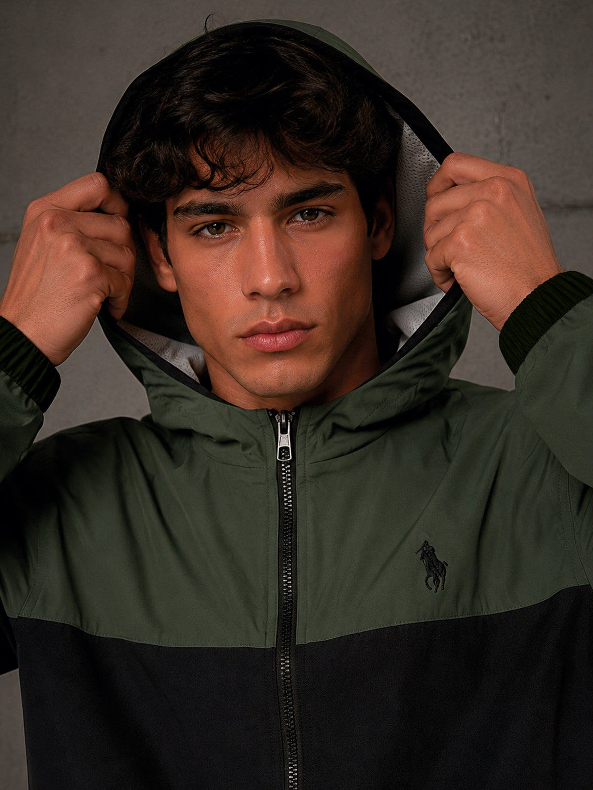 Chamarra Hpc Polo Rompevientos Para Hombre