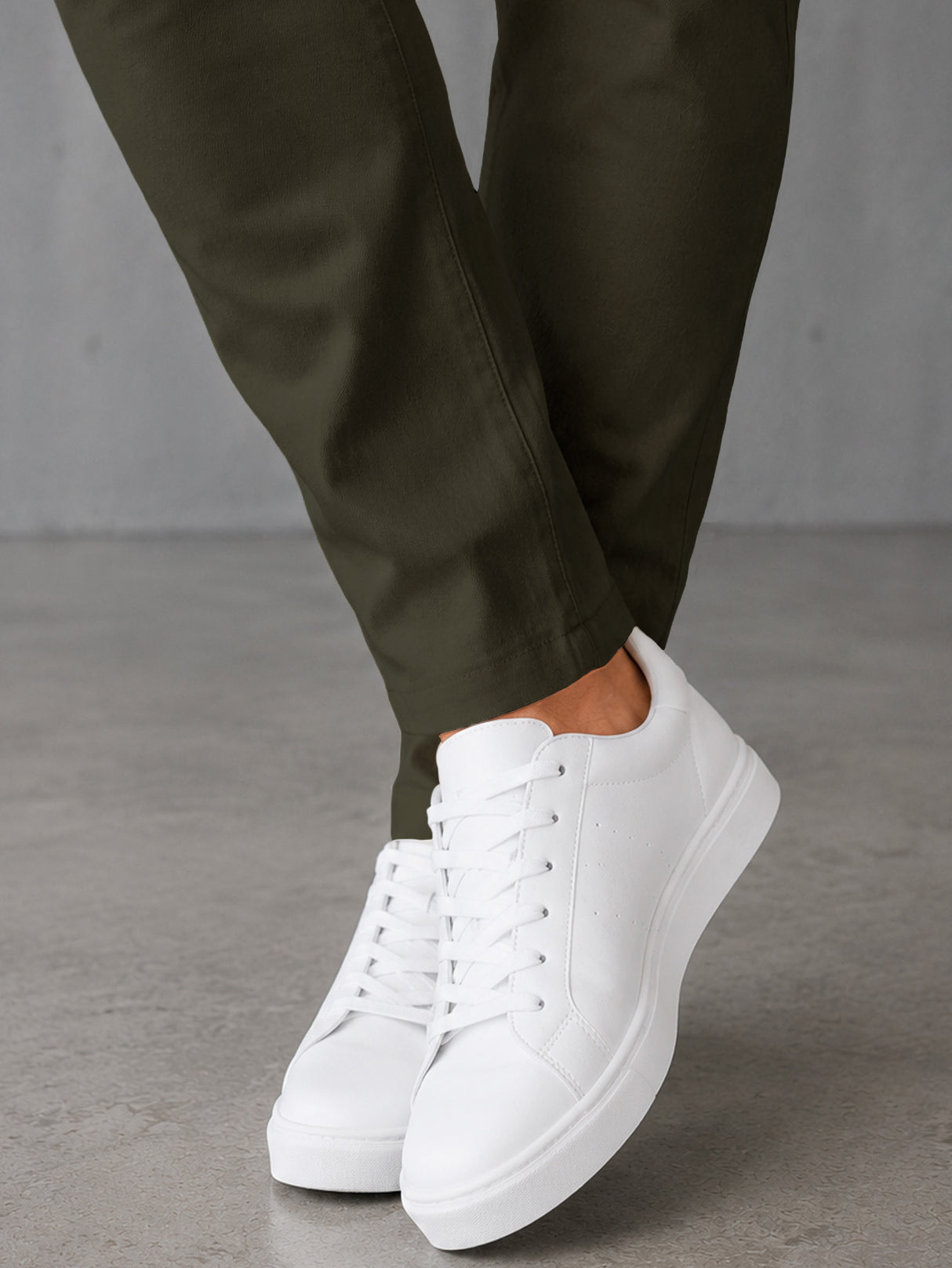Pantalón De Vestir Casual Hombre Skinny Slim Fit Gabardina