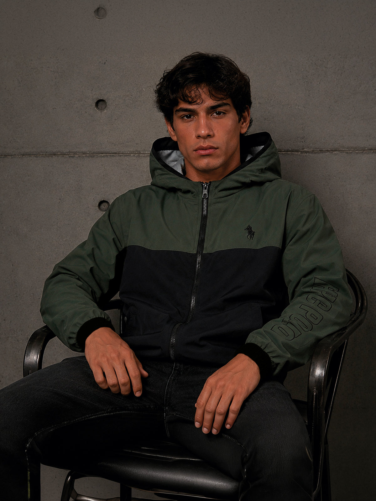Chamarra Hpc Polo Rompevientos Para Hombre