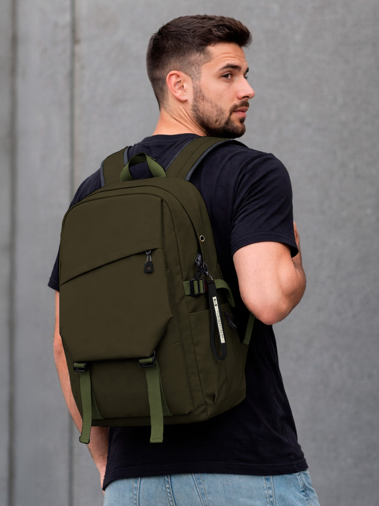 Mochila Antirrobo De Gran Capacidad Con Cargador Usb