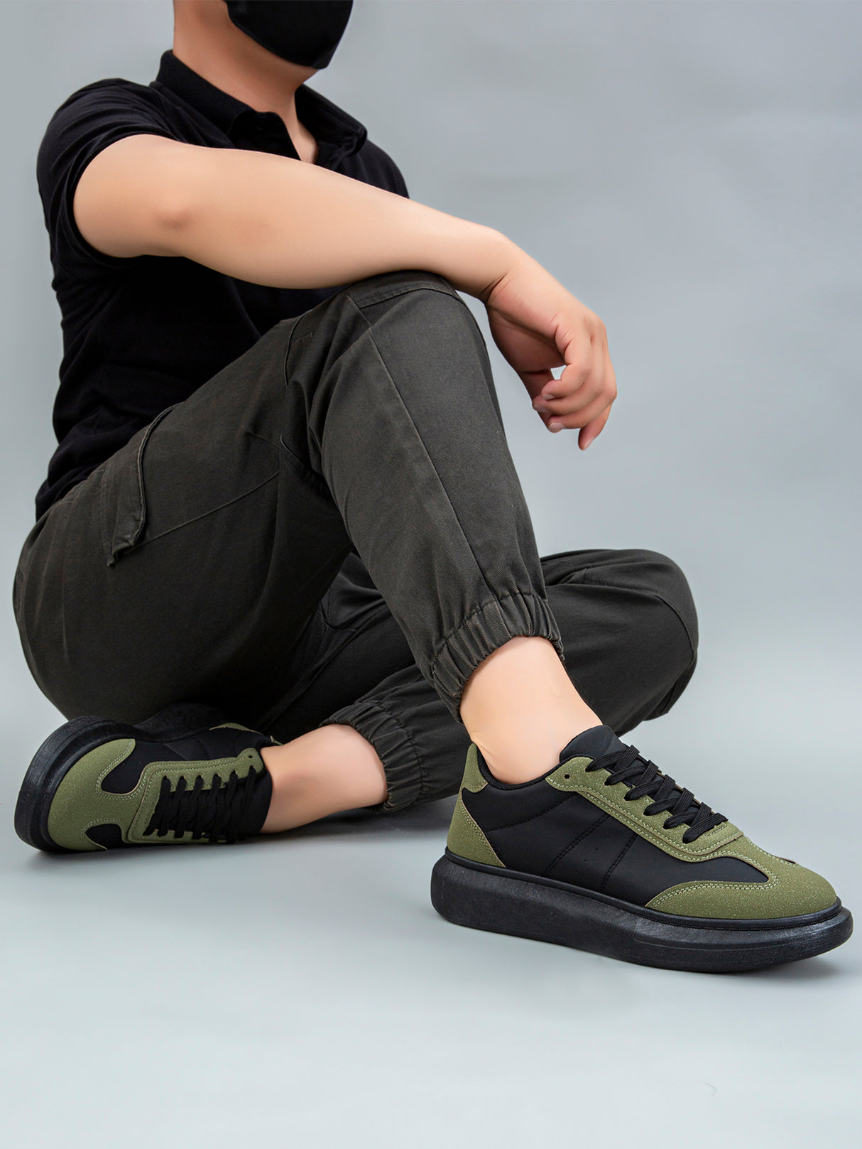 Tenis Para Hombre Sneakers Casuales de Plataforma Comodos De Moda