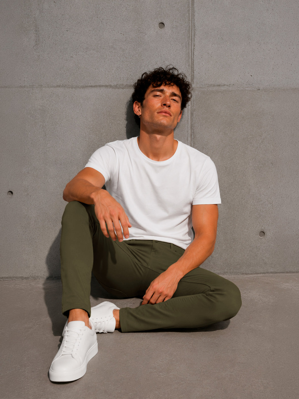 Pantalón De Vestir Casual Hombre Skinny Slim Fit Gabardina