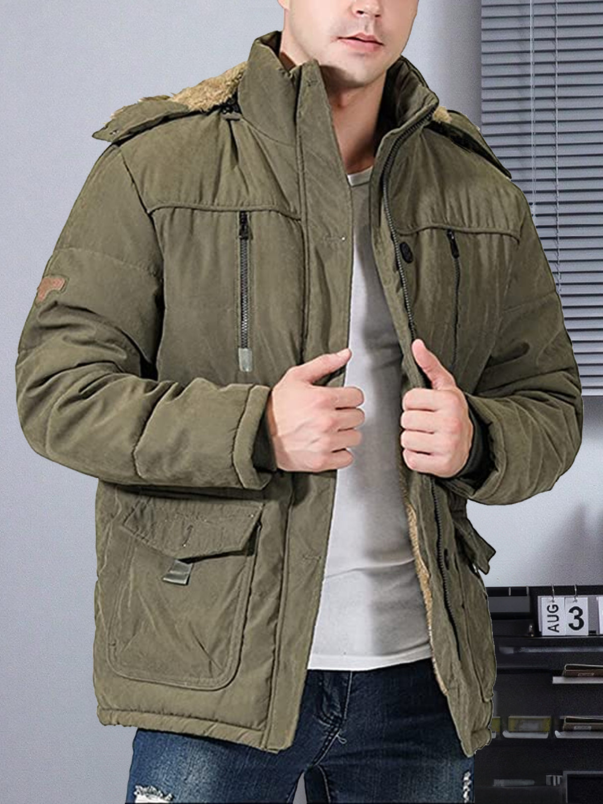 Chamarra Cazadora Hombre MAYOREO