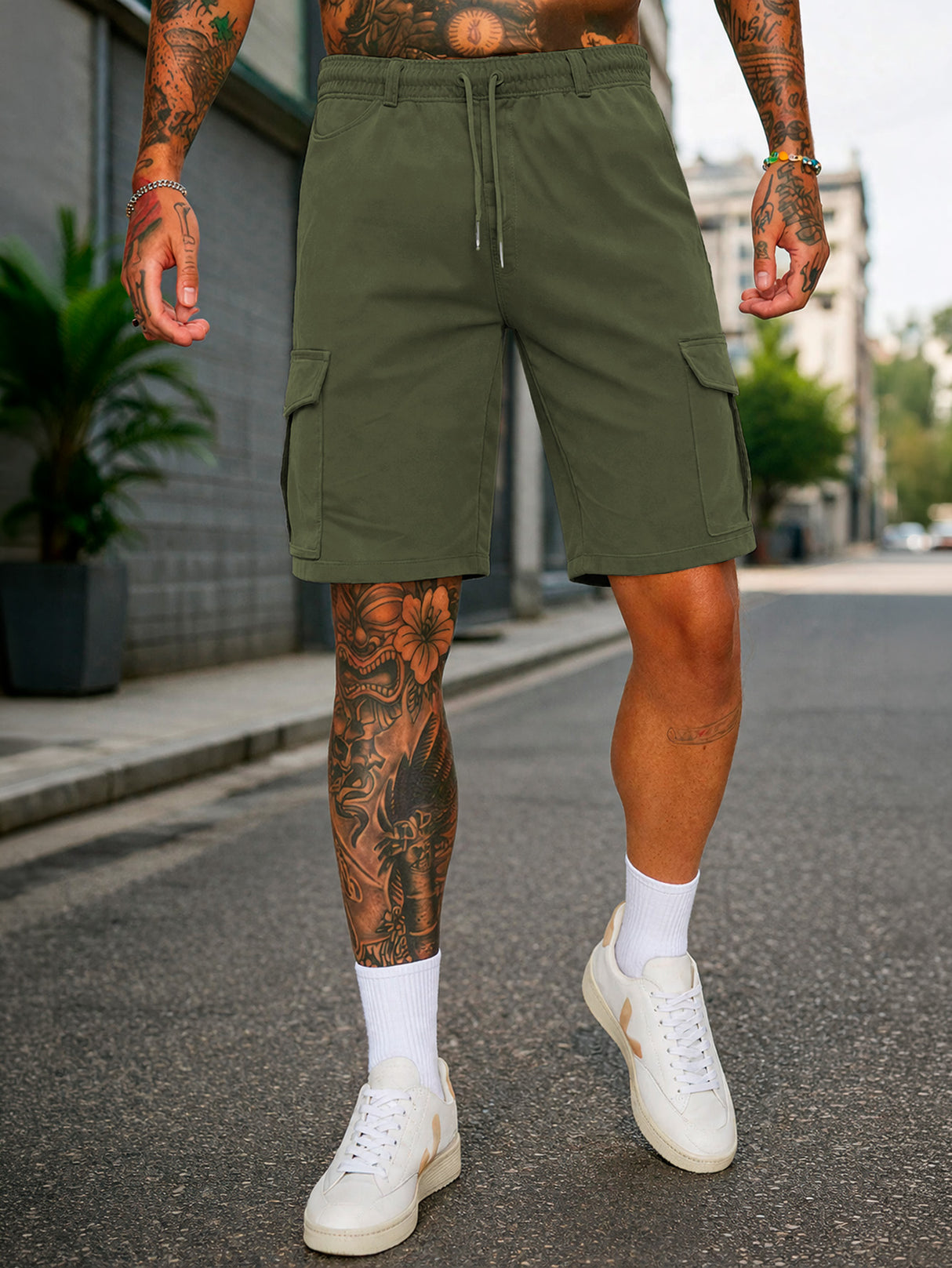 Pantalones Cortos Cargo Tacticos para Hombre Pantalon Short Senderismo Transpirable para Exteriores