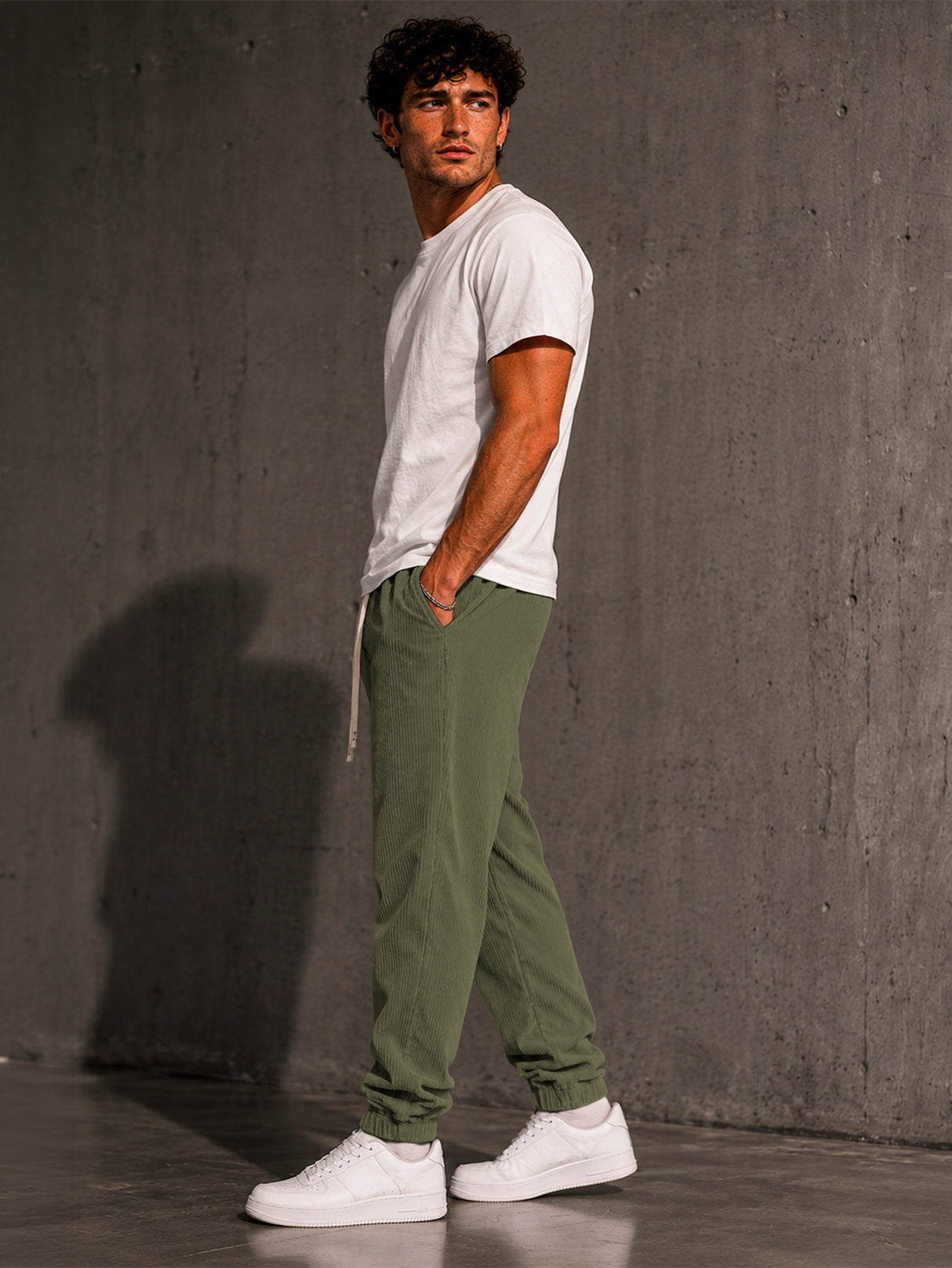 Pants Pantalon Pana Para Hombre Premium Jogger Comodo Casual