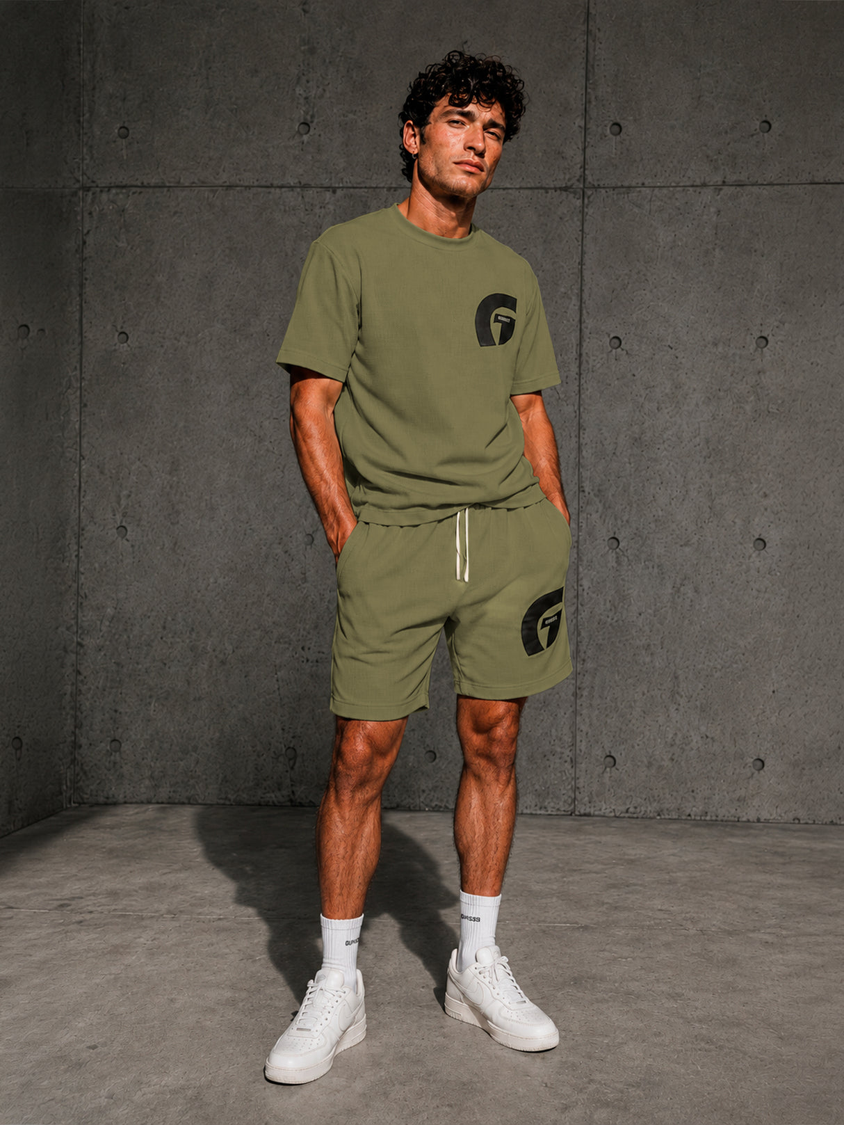 Conjuntos Deportivo Hombre Verano Playera Manga Corta