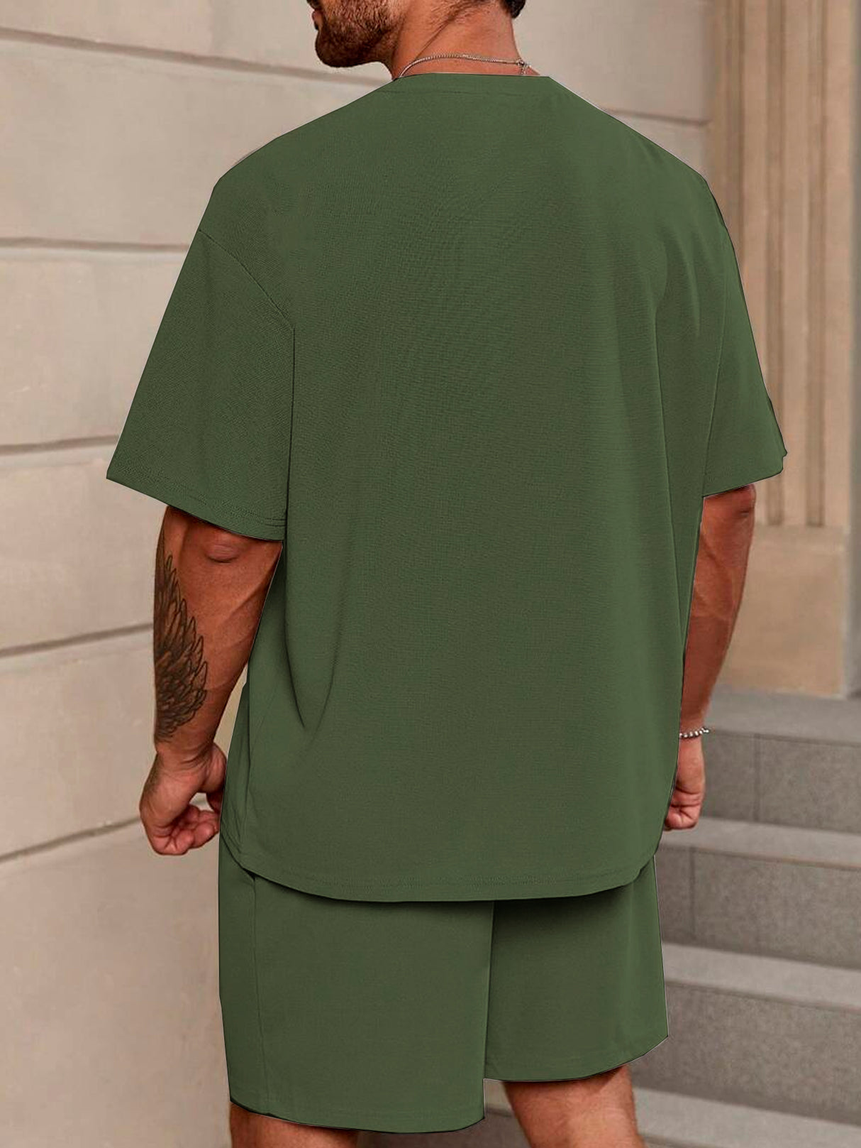 Conjunto Deportivo para Hombre Playera Deportiva y Short Transpirable de Entrenamiento Mayoreo