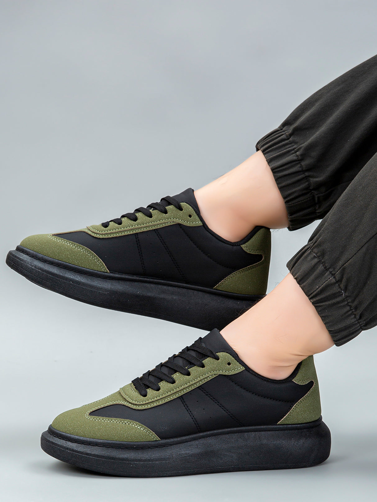 Tenis Para Hombre Sneakers Casuales de Plataforma Comodos De Moda