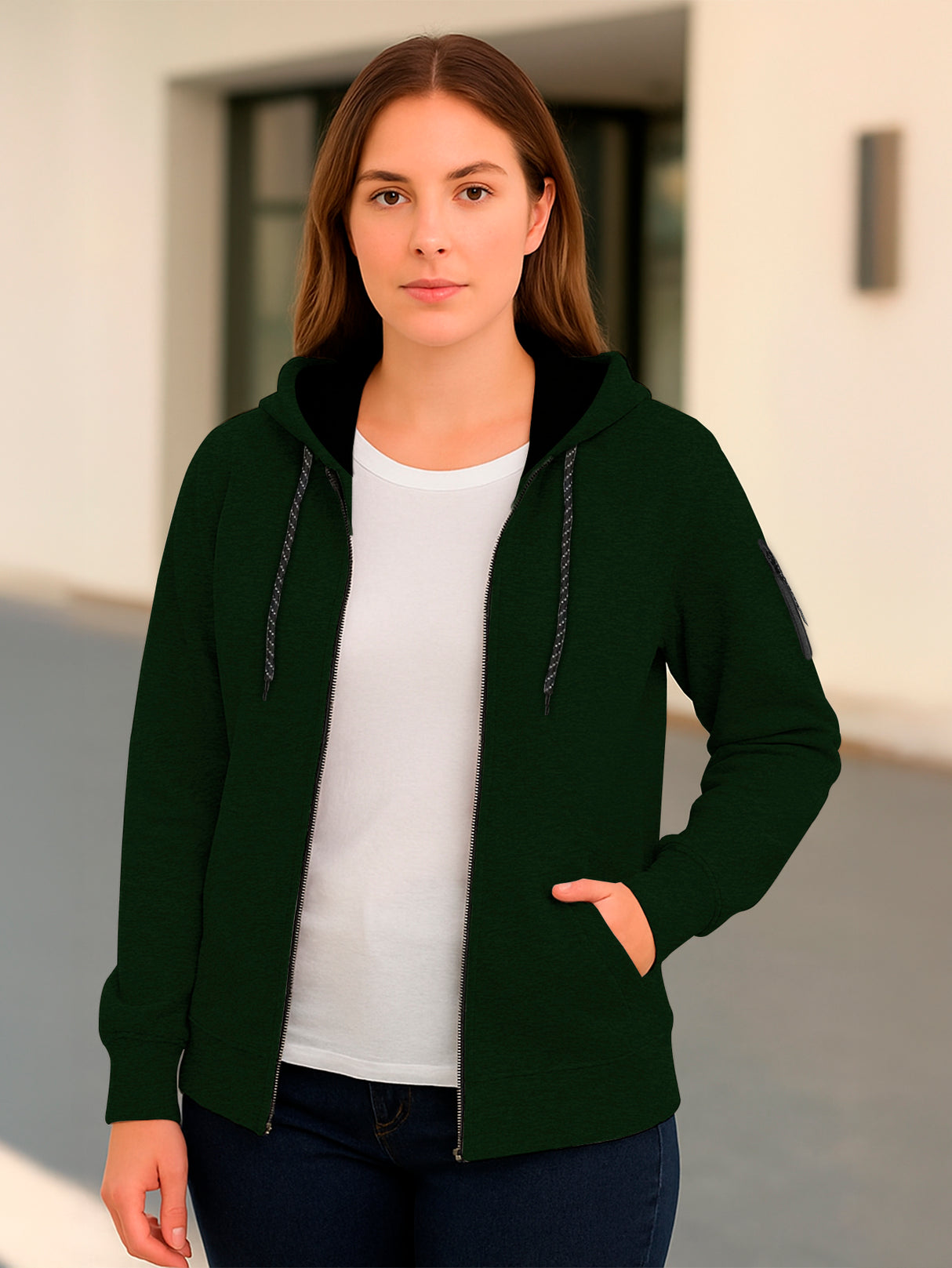 Sudadera Mujer Con Capucha De Calidad