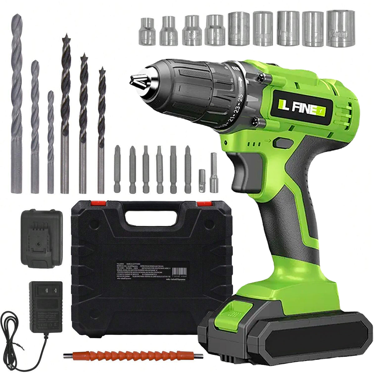 Taladro Inalámbrico Airona Aa2015-30 De 20v