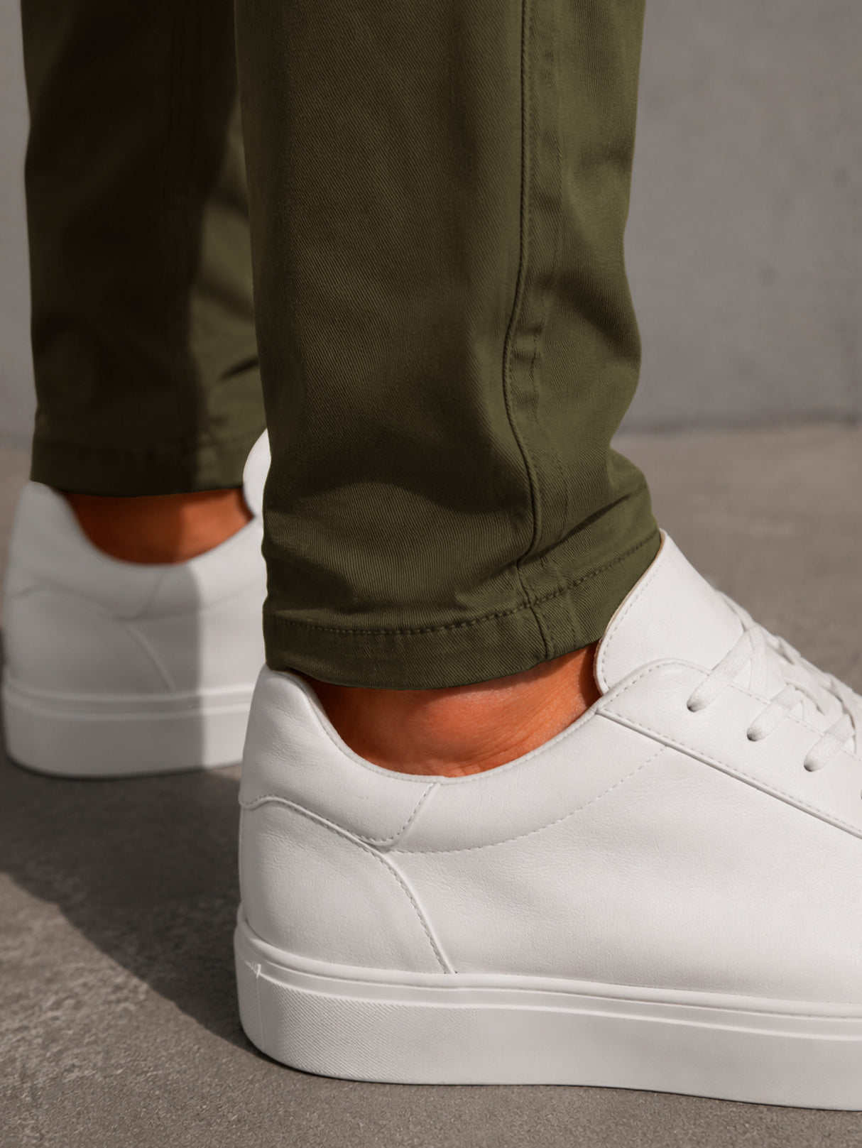 Pantalón De Vestir Casual Hombre Skinny Slim Fit Gabardina