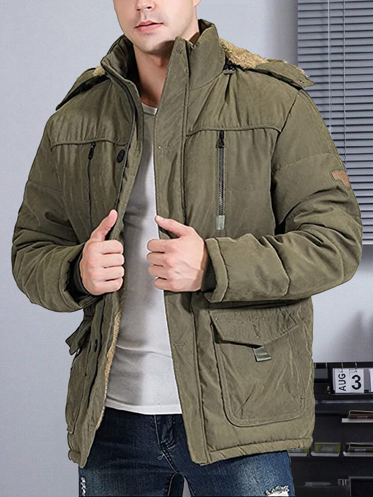 Chamarra Cazadora Hombre MAYOREO