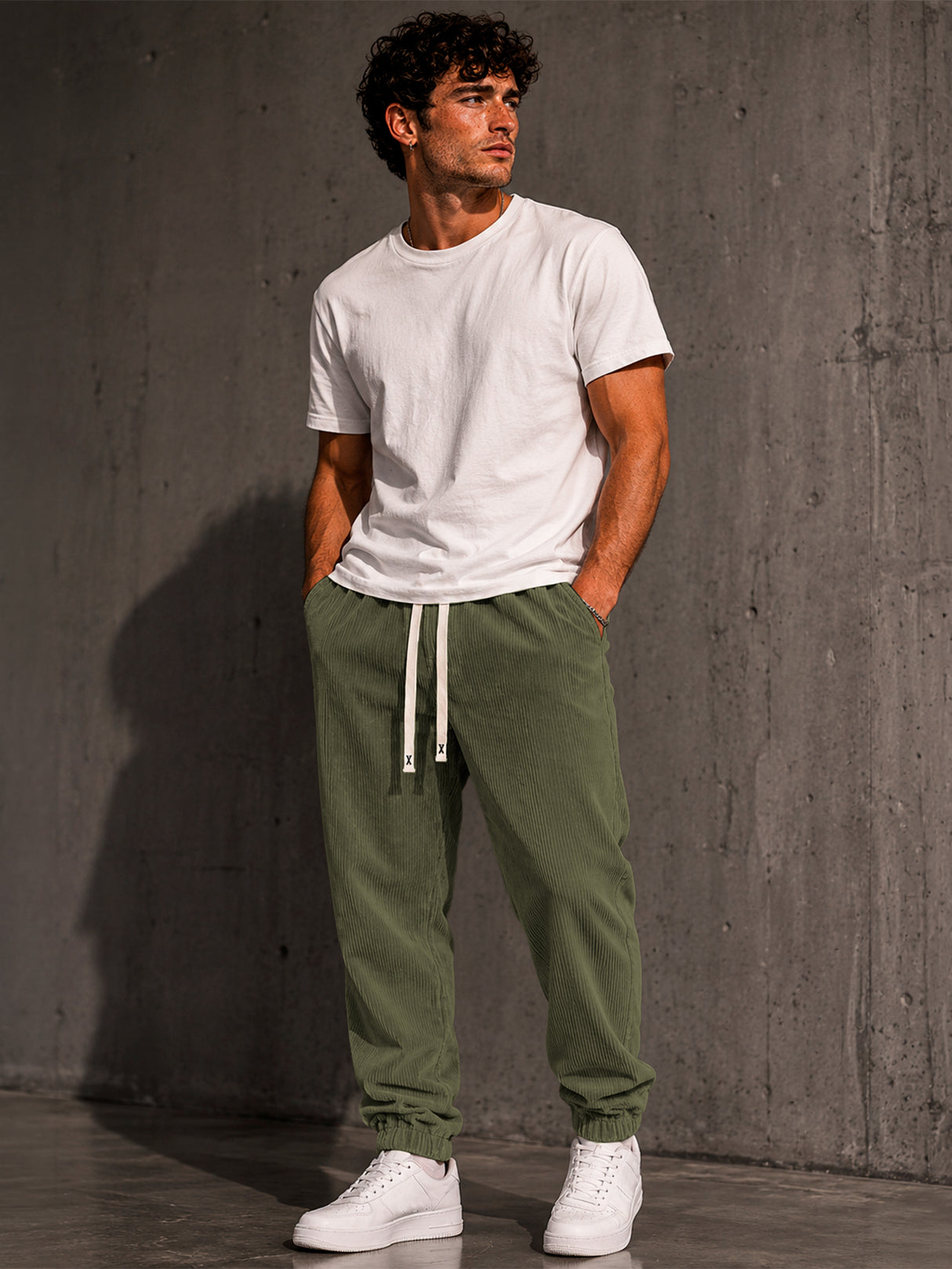 Pants Pantalon Pana Para Hombre Premium Jogger Comodo Casual