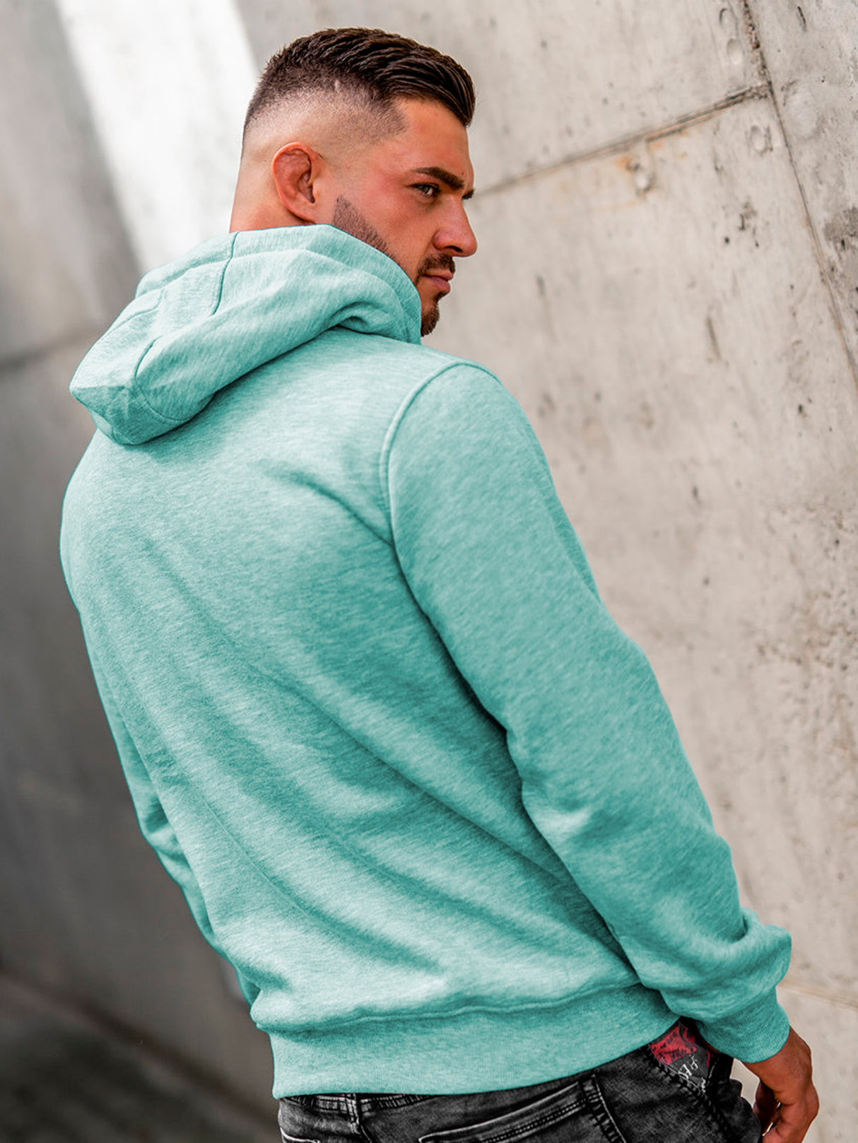 Sudadera Hombre Con Capucha De Calidad Hoodie