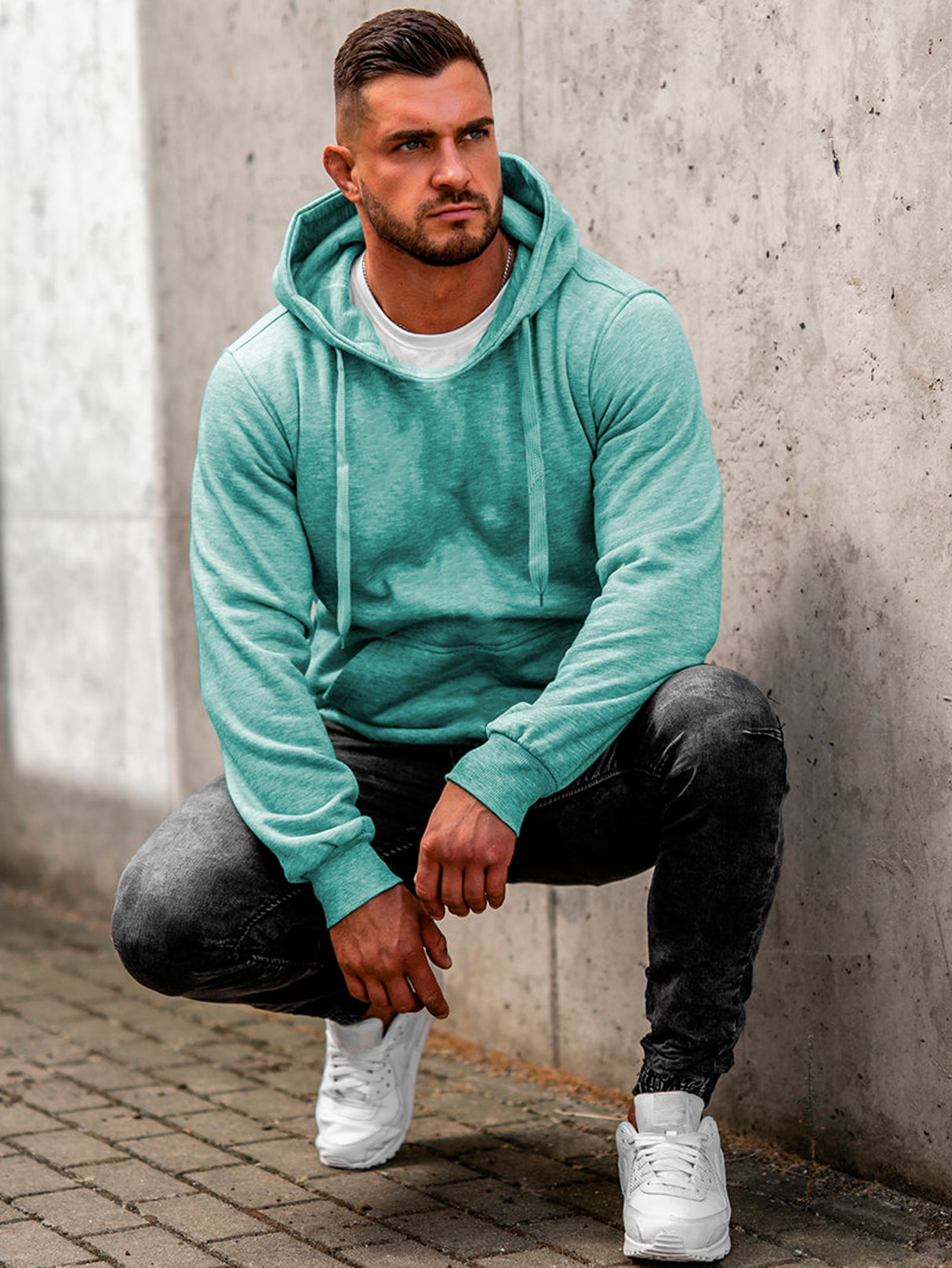 Sudadera Hombre Con Capucha De Calidad Hoodie