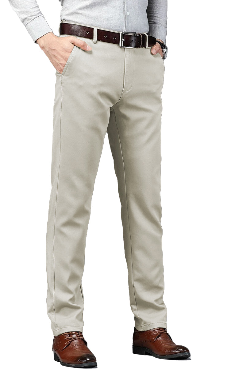 Pantalon De Gabardina Casual Strech Hombre De Vestir King B