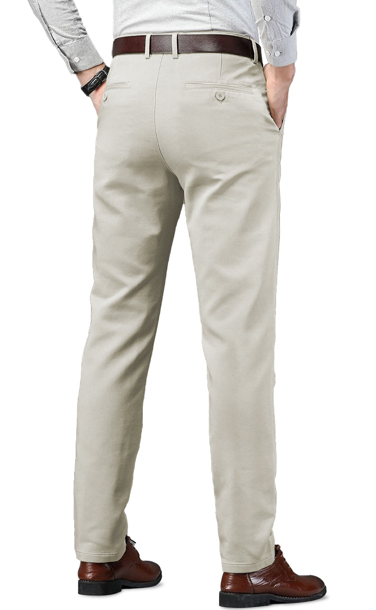 Pantalon De Gabardina Casual Strech Hombre De Vestir King B