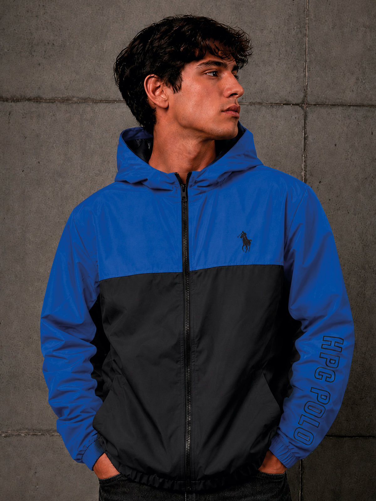 Chamarra Hpc Polo Rompevientos Para Hombre