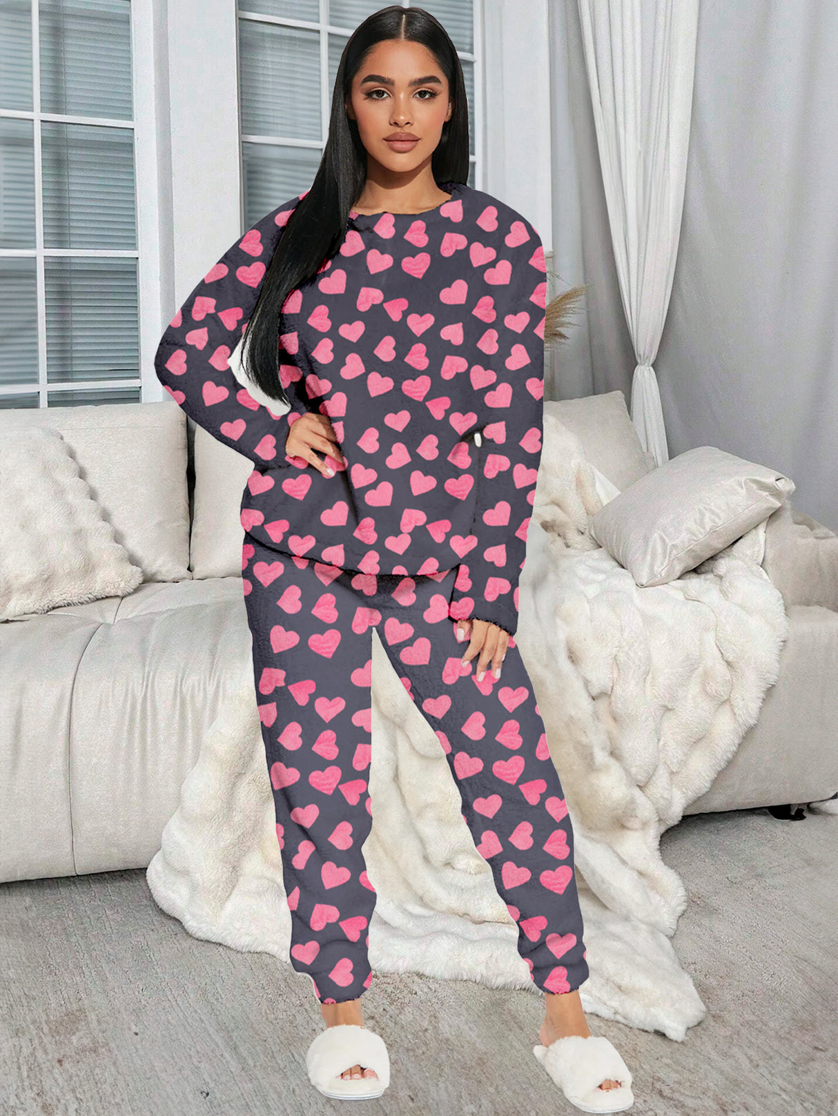 Pijama Para Mujer Conjunto 2 Piezas Elegante invierno