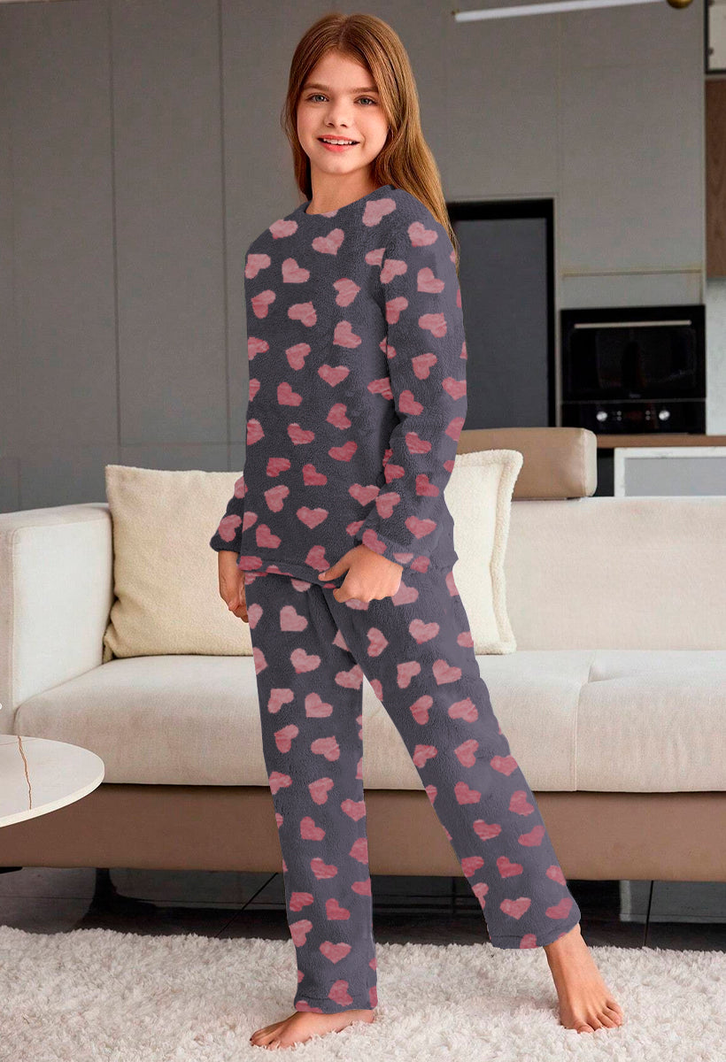 Pijama Para Niña Conjunto 2 Piezas Elegante invierno