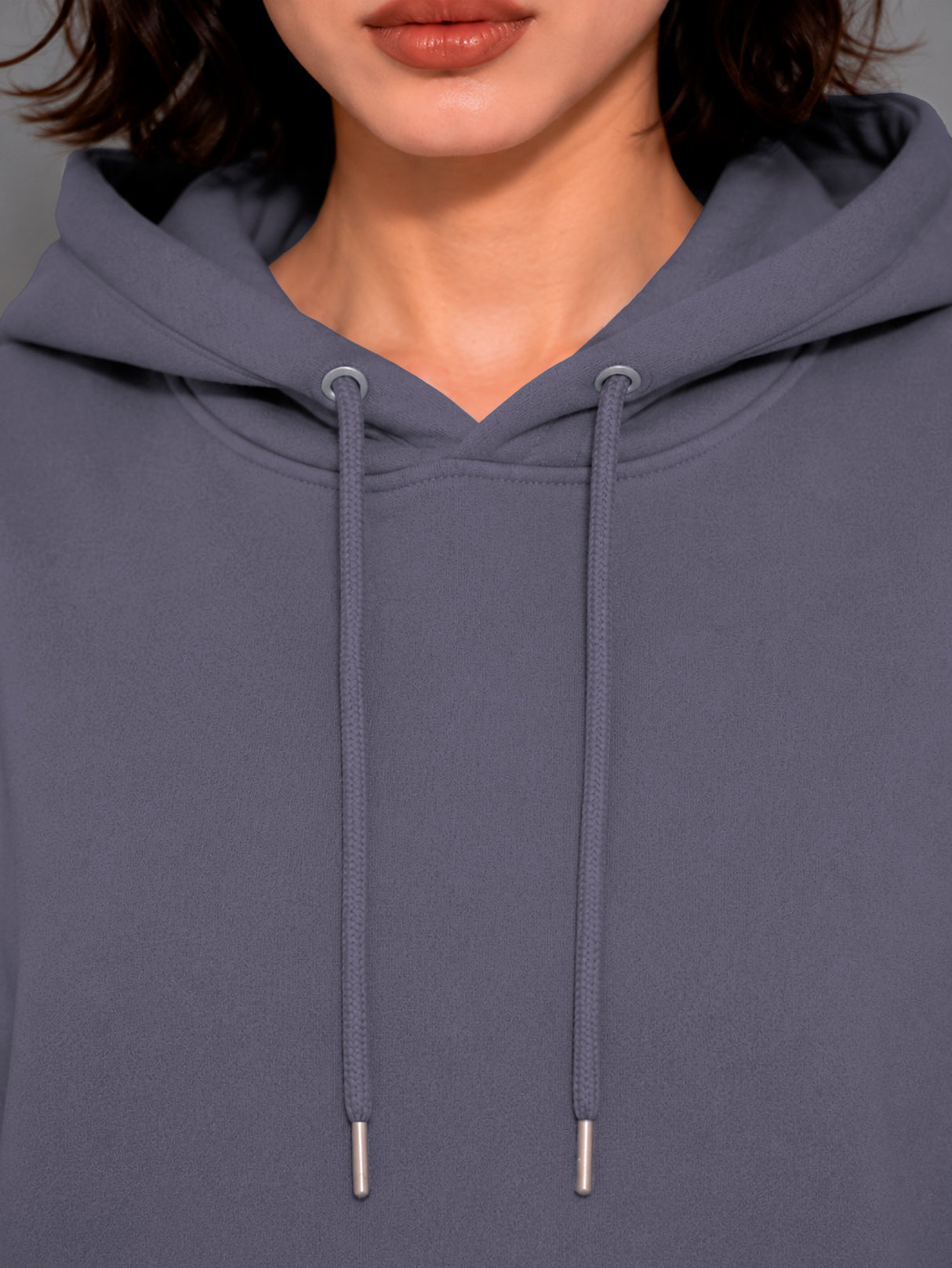 Sudadera con Capucha para Mujer Manga Larga Hoodie sin Cierre