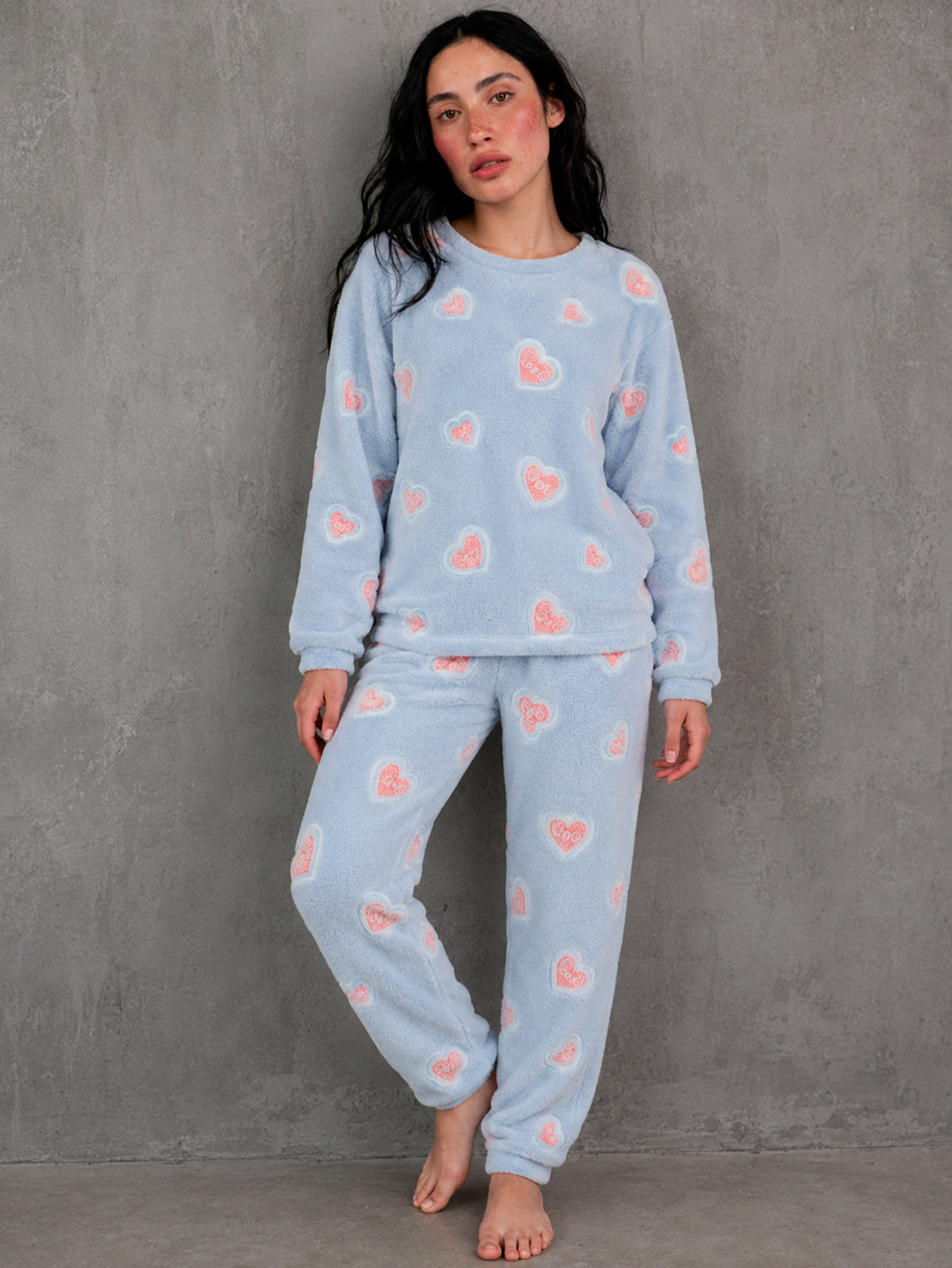 Pijama Para Mujer Conjunto 2 Piezas Elegante invierno