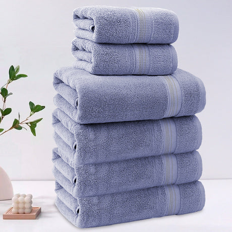 Pack de Toalla de baño de algodón puro, rectangular de 70*140cm, con patrón elegante Toalla De Baño Grande Completo 100% Algodón Suave ,absorbente, de secado rápido, resistente al color, adecuada para baño, hotel, viaje, fiesta, regalo, salón