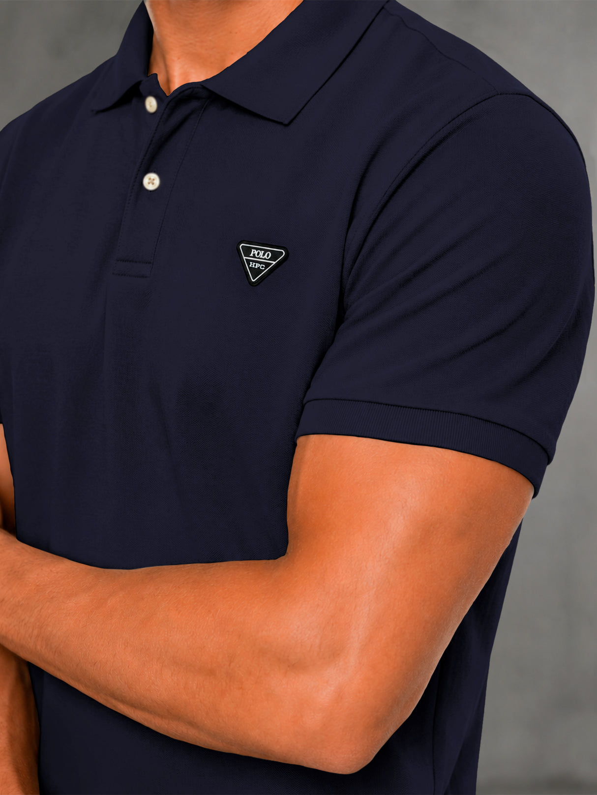 Playera HPC Polo Hombre Slim Fit Algodón Manga Corta Casual