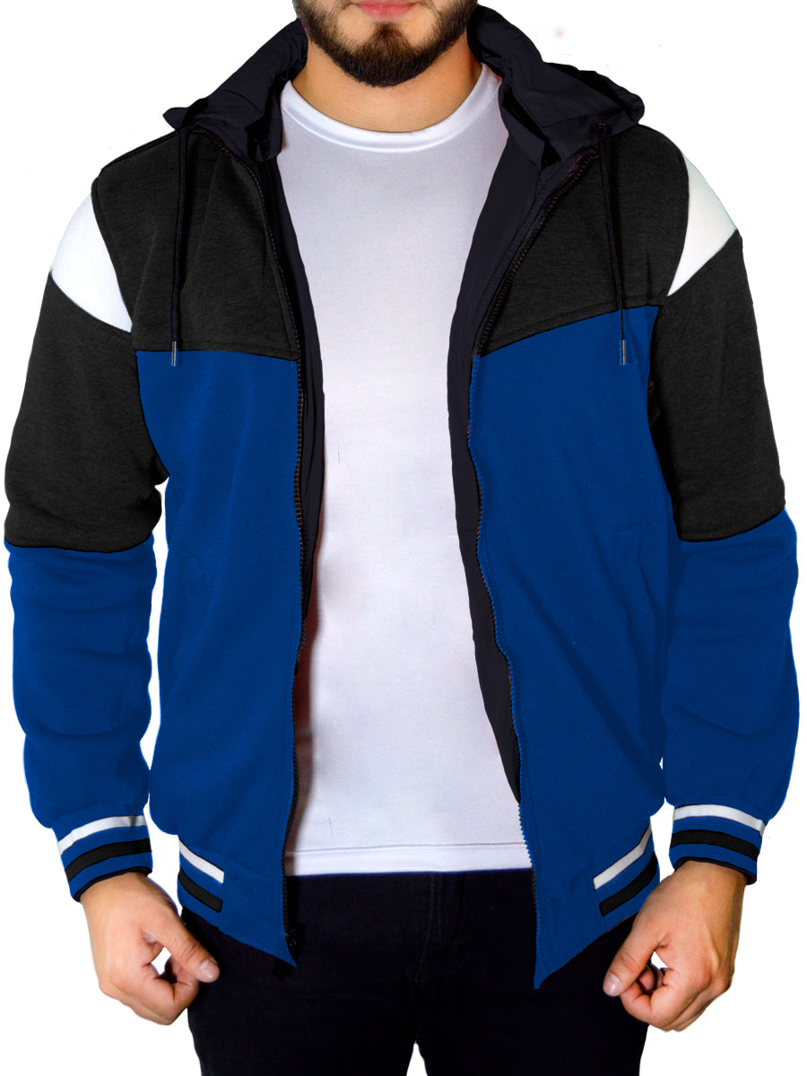 Chamarra Termica Para Hombre Hoddie Doble Vista Con Capucha